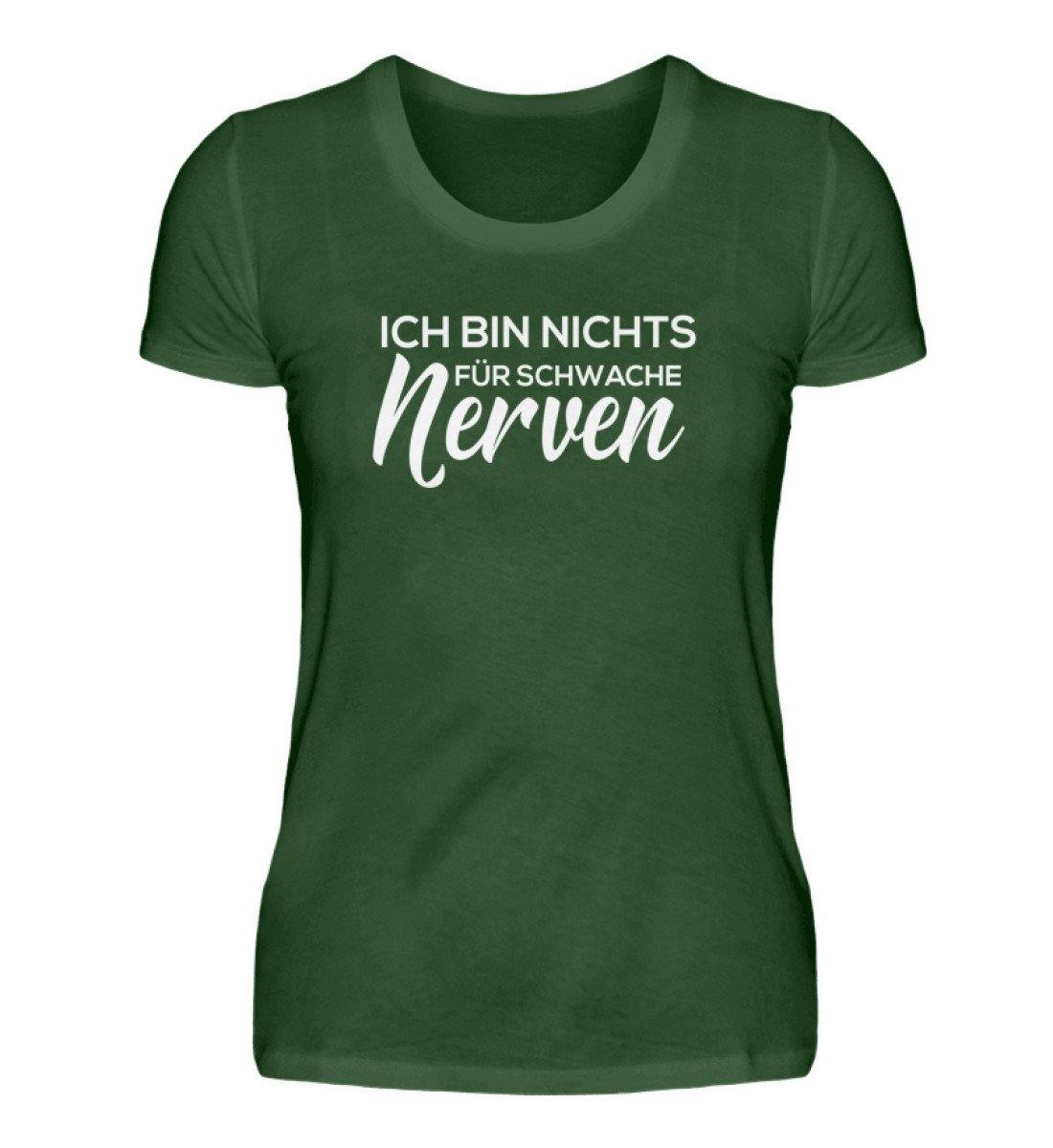 Schwache Nerve - Words on Shirts - PR - Damen Premiumshirt