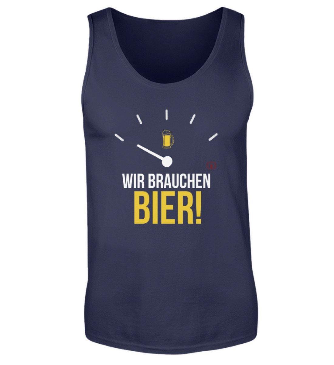 Wir brauchen Bier - Tacho - Herren Tanktop