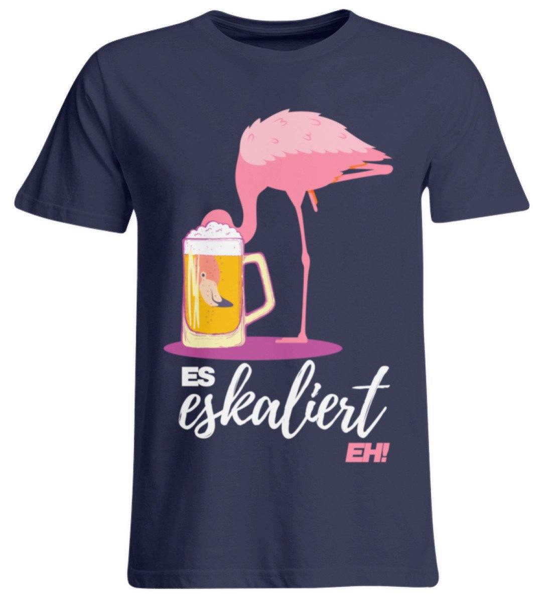 Es Eskaliert Eh - Flamingo - Übergrößenshirt