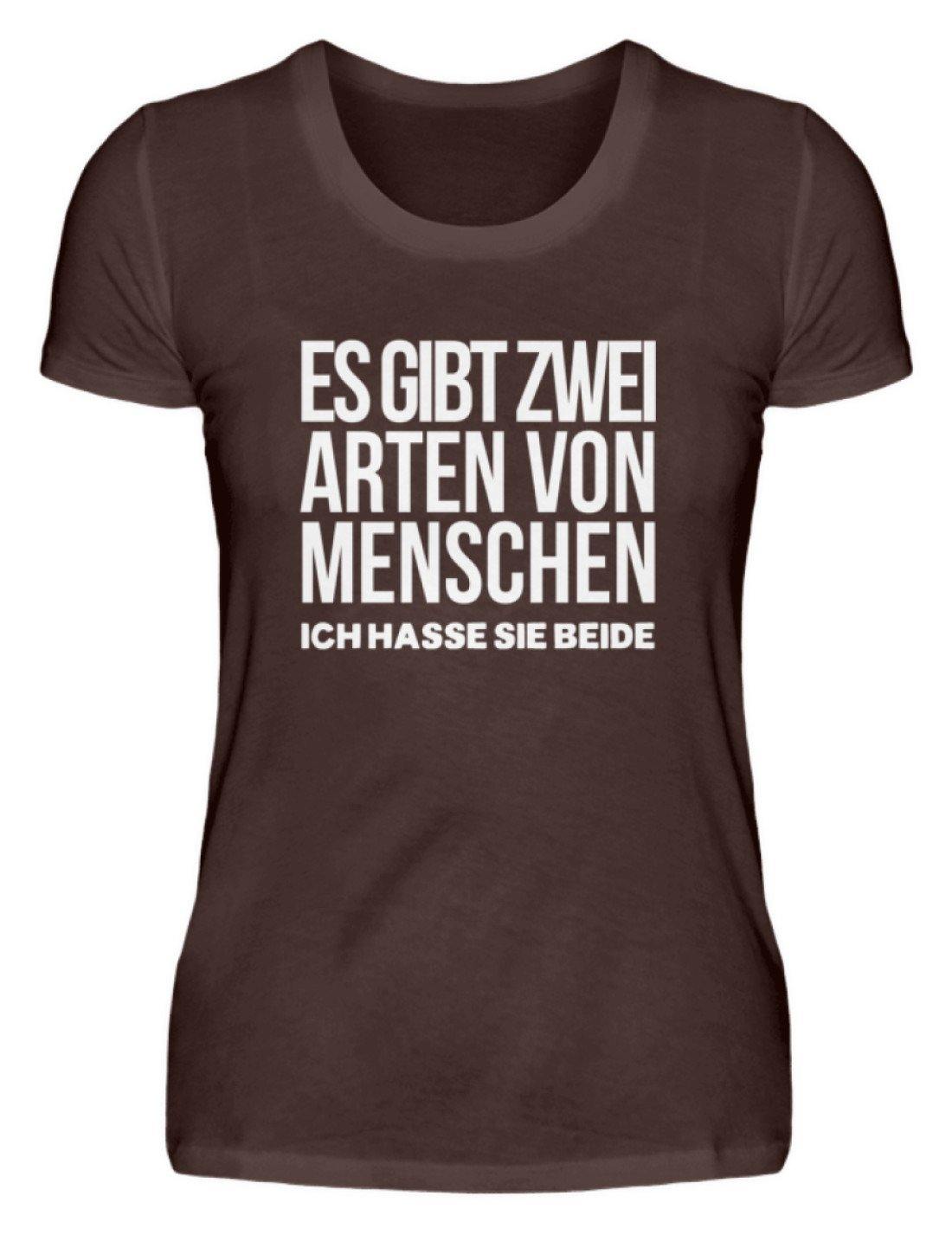 2 Arten Menschen - Words on Shirts - Damen Premiumshirt