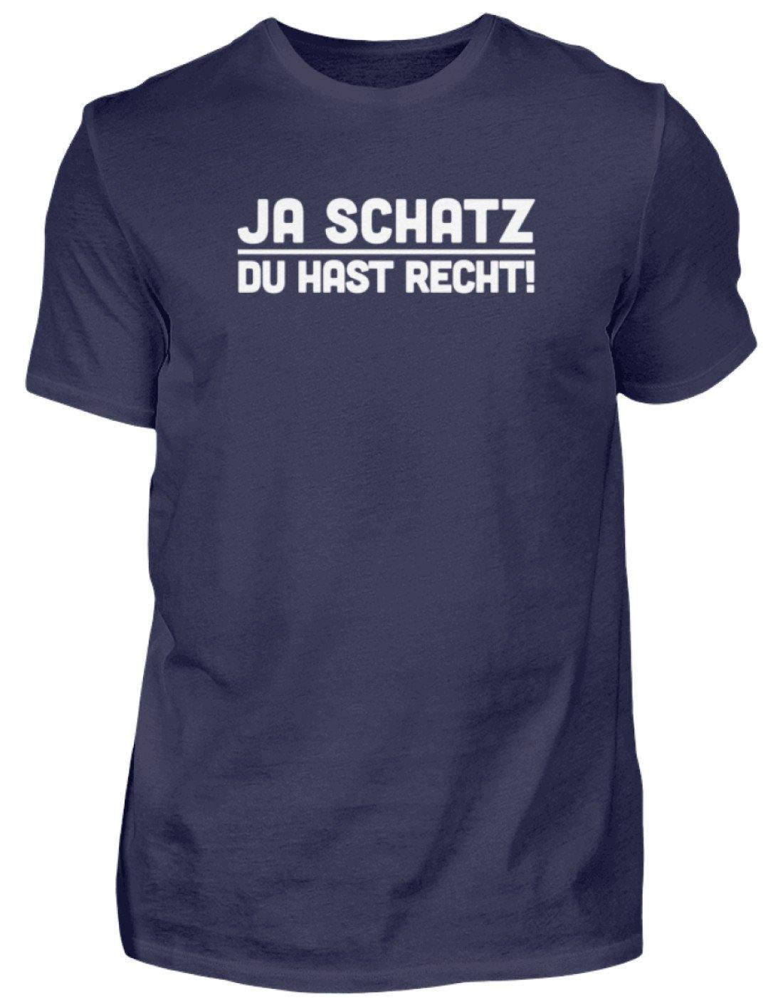 Ja Schatz Du Hast Recht Words on Shirts - Herren Shirt