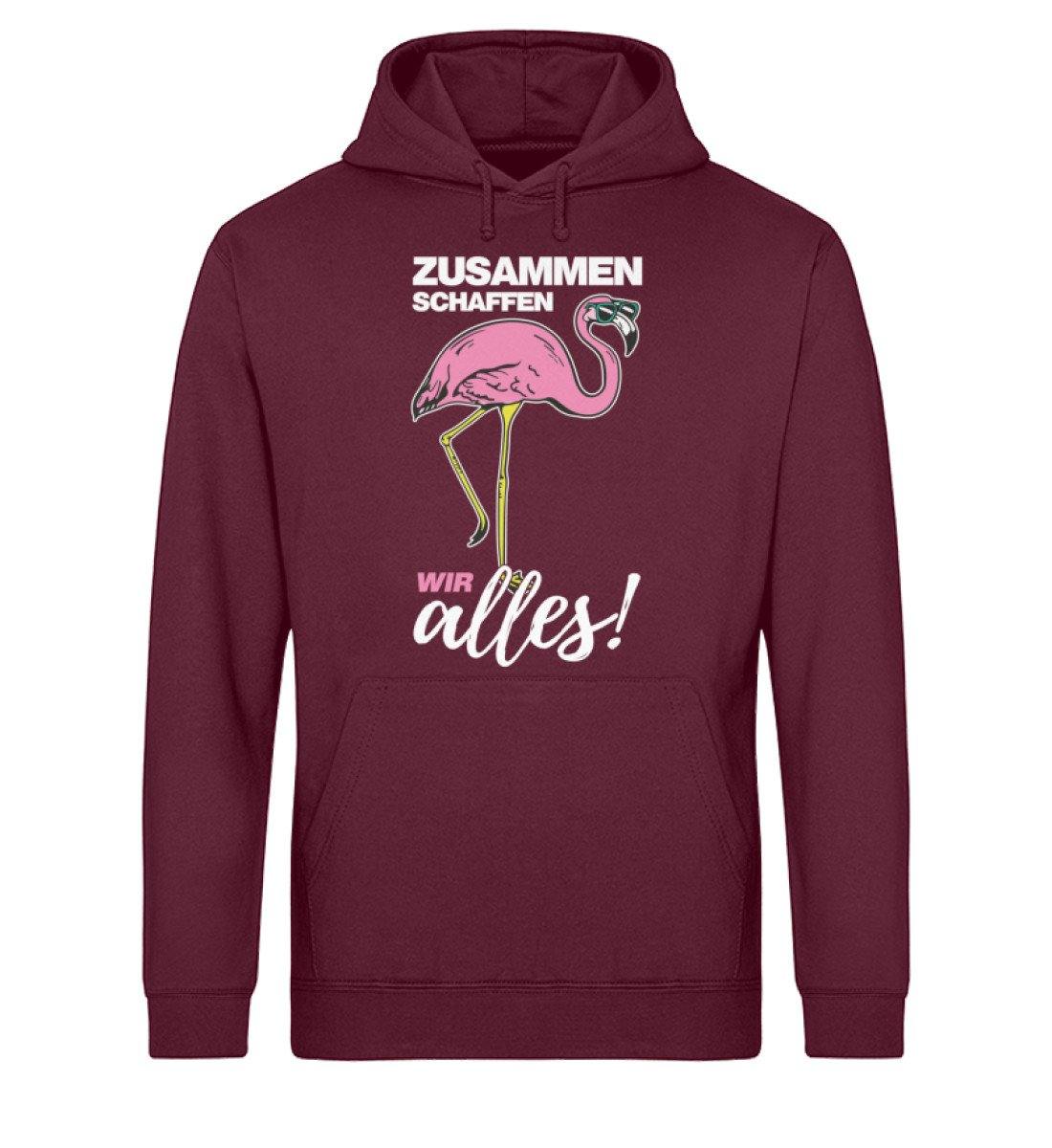 Flamingo - Zusammen schaffen wir alles - Unisex Organic Hoodie
