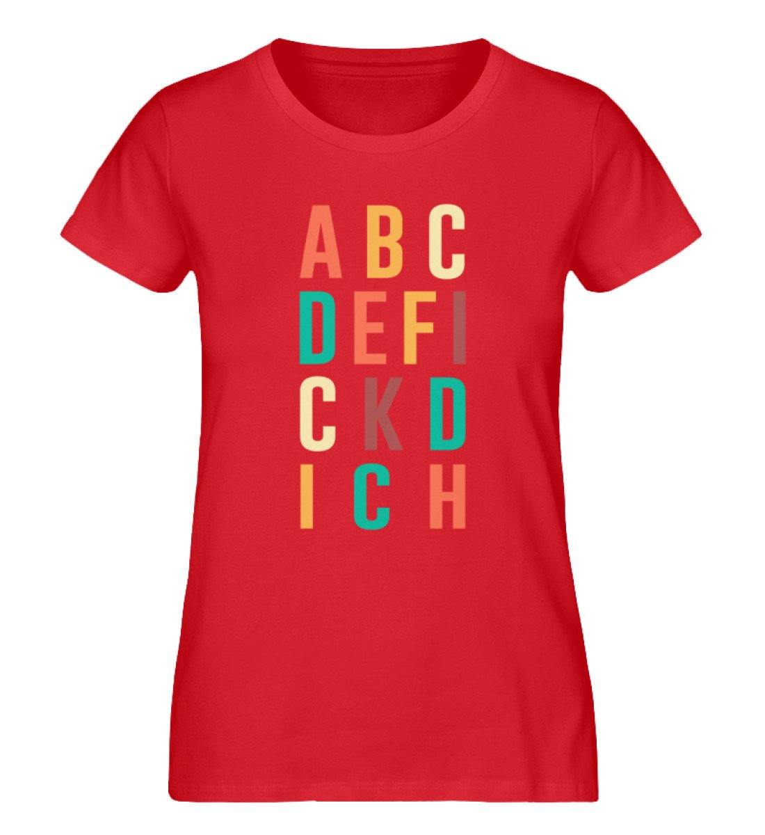 ABCDEFICKDICH - Words on Shirts - PR - Damen Premium Organic Shirt