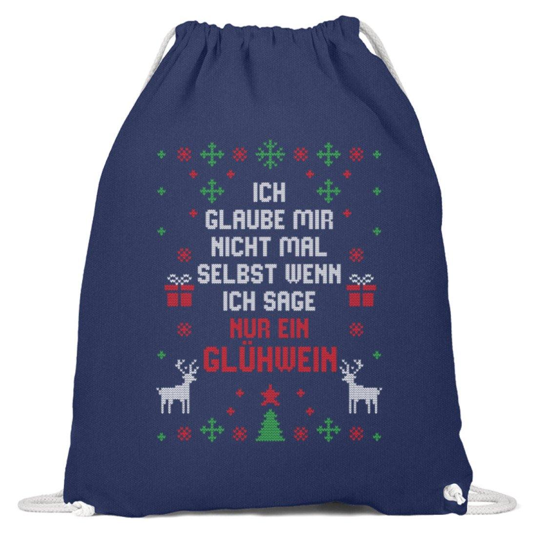 Nur ein Glühwein - Words on Shirts - Baumwoll Gymsac
