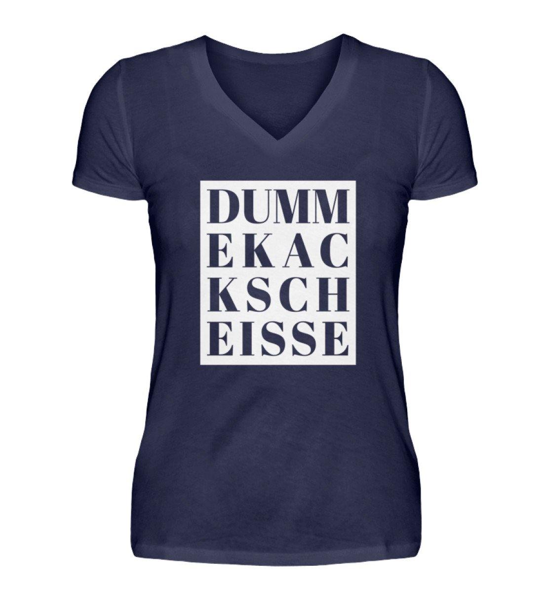 DUMM EKAC KSCH EISSE - V-Neck Damenshirt