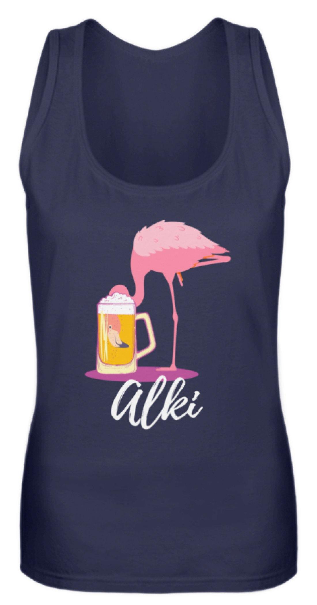 Flamingo Alki - Words on Shirt - Frauen Tanktop