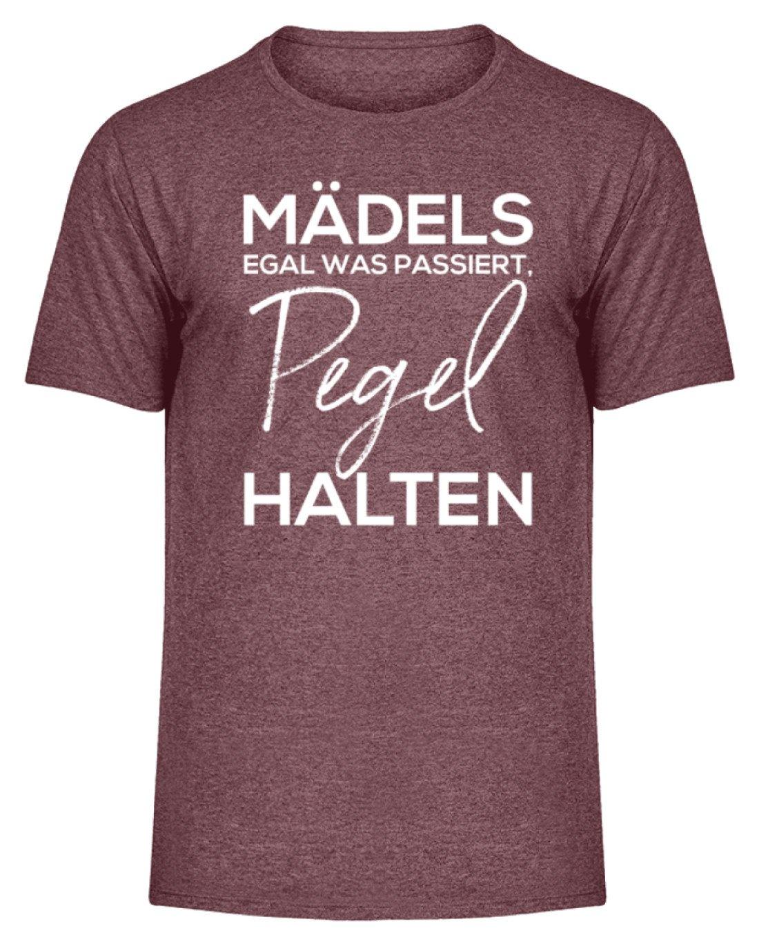 Mädels, Pegel halten. - Herren Melange Shirt