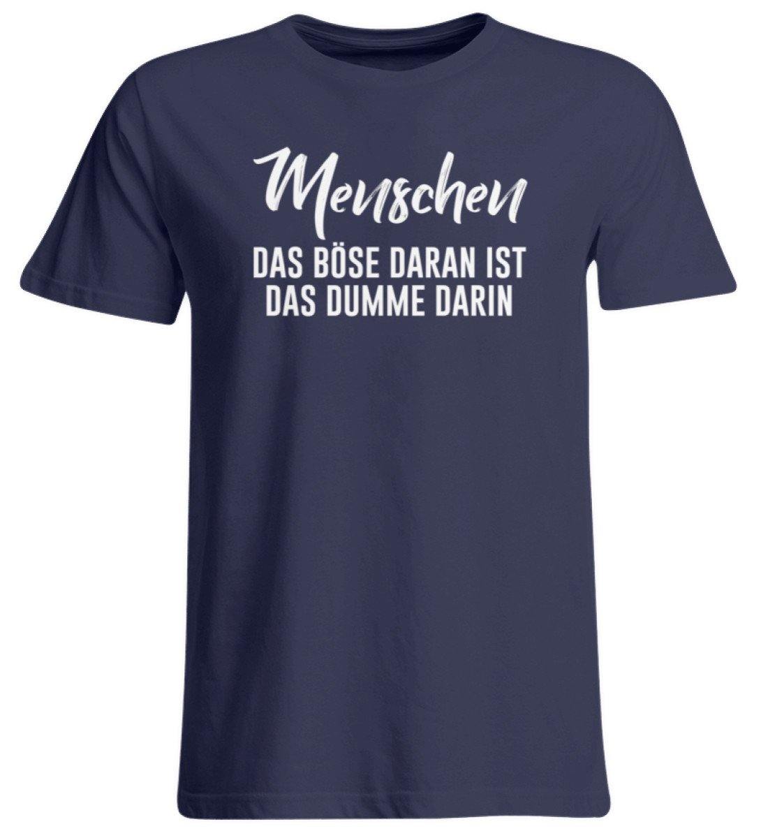MENSCHEN - DAS BÖSE - WORDS ON SHIRT - Übergrößenshirt