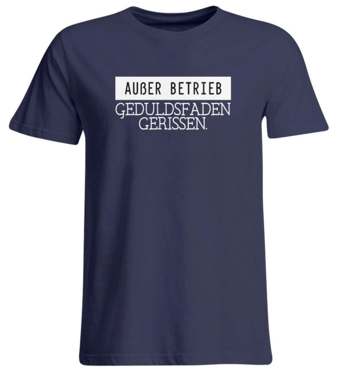 Außer Betrieb - Geduldsfaden gerissen - Übergrößenshirt