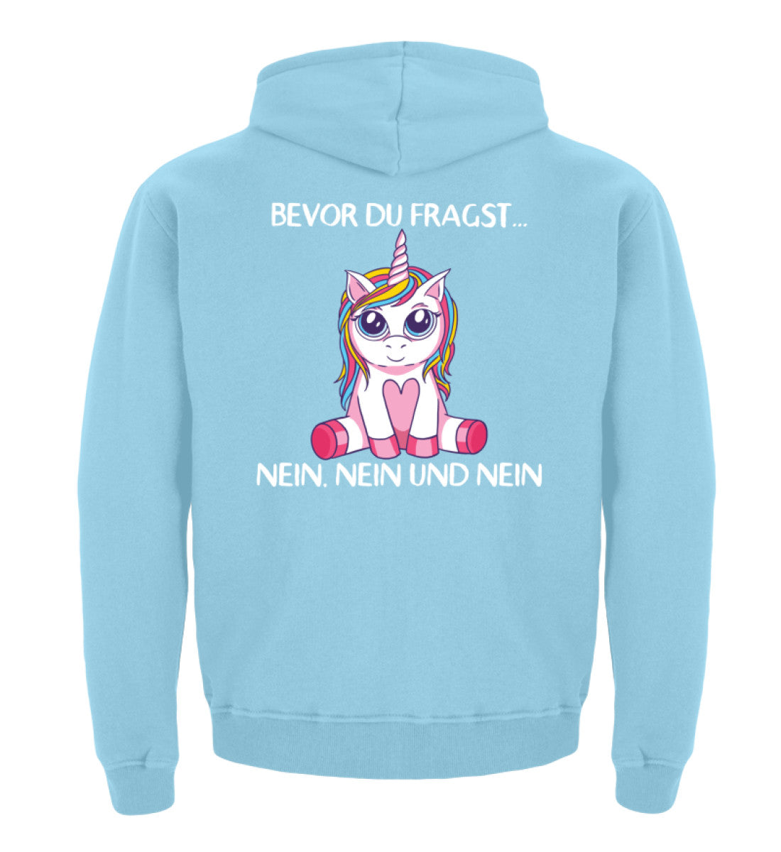 Bevor du fragst... Nein - Einhorn TF - Kinder Hoodie