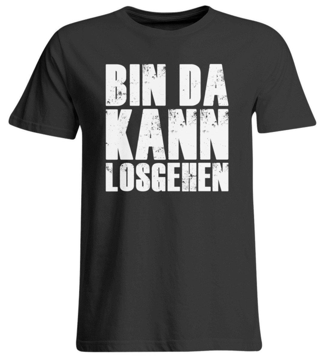 Bin da kann los gehen - Übergrößenshirt