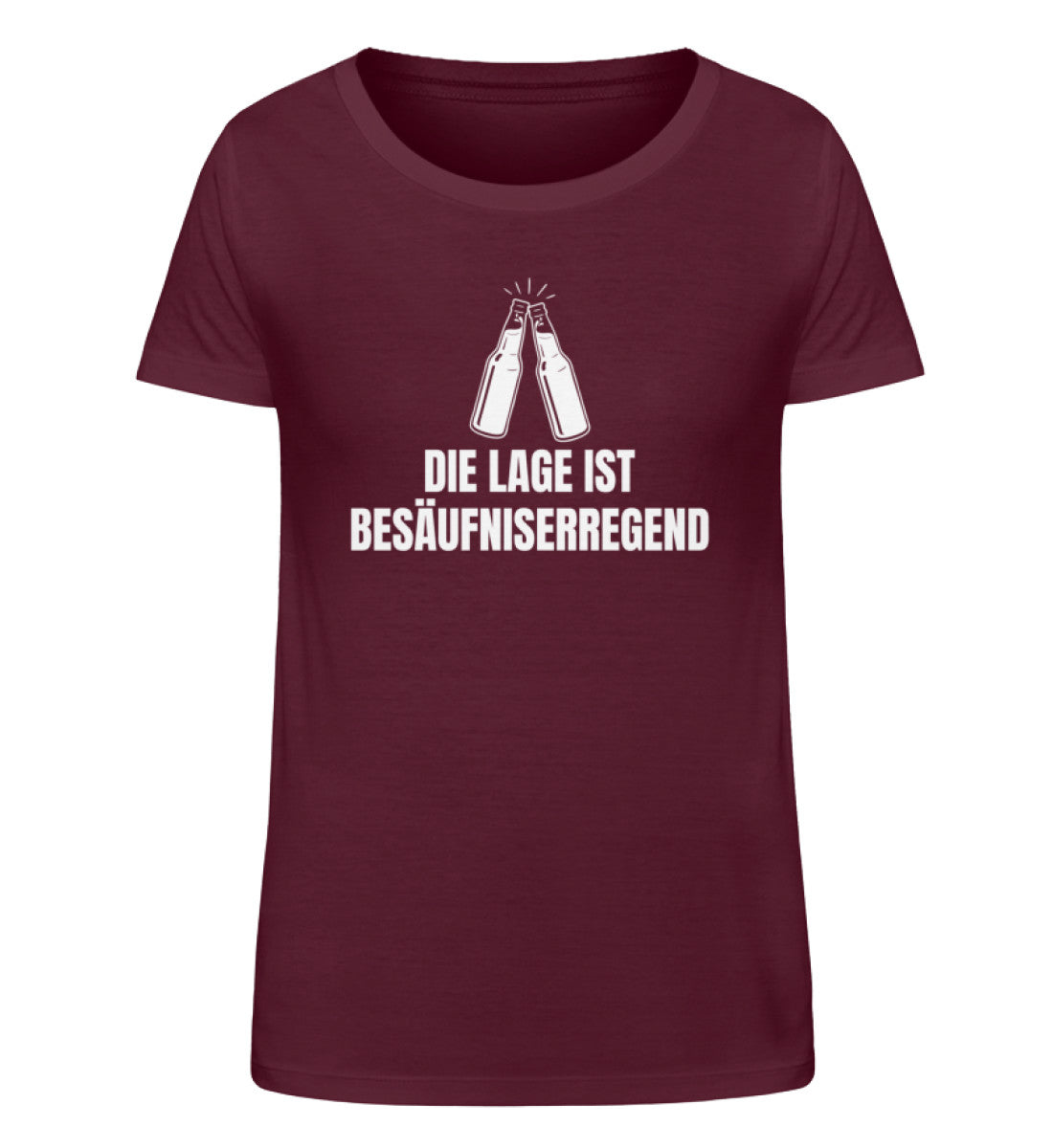 Die Lage ist besäufniserregend - Damen Organic Shirt