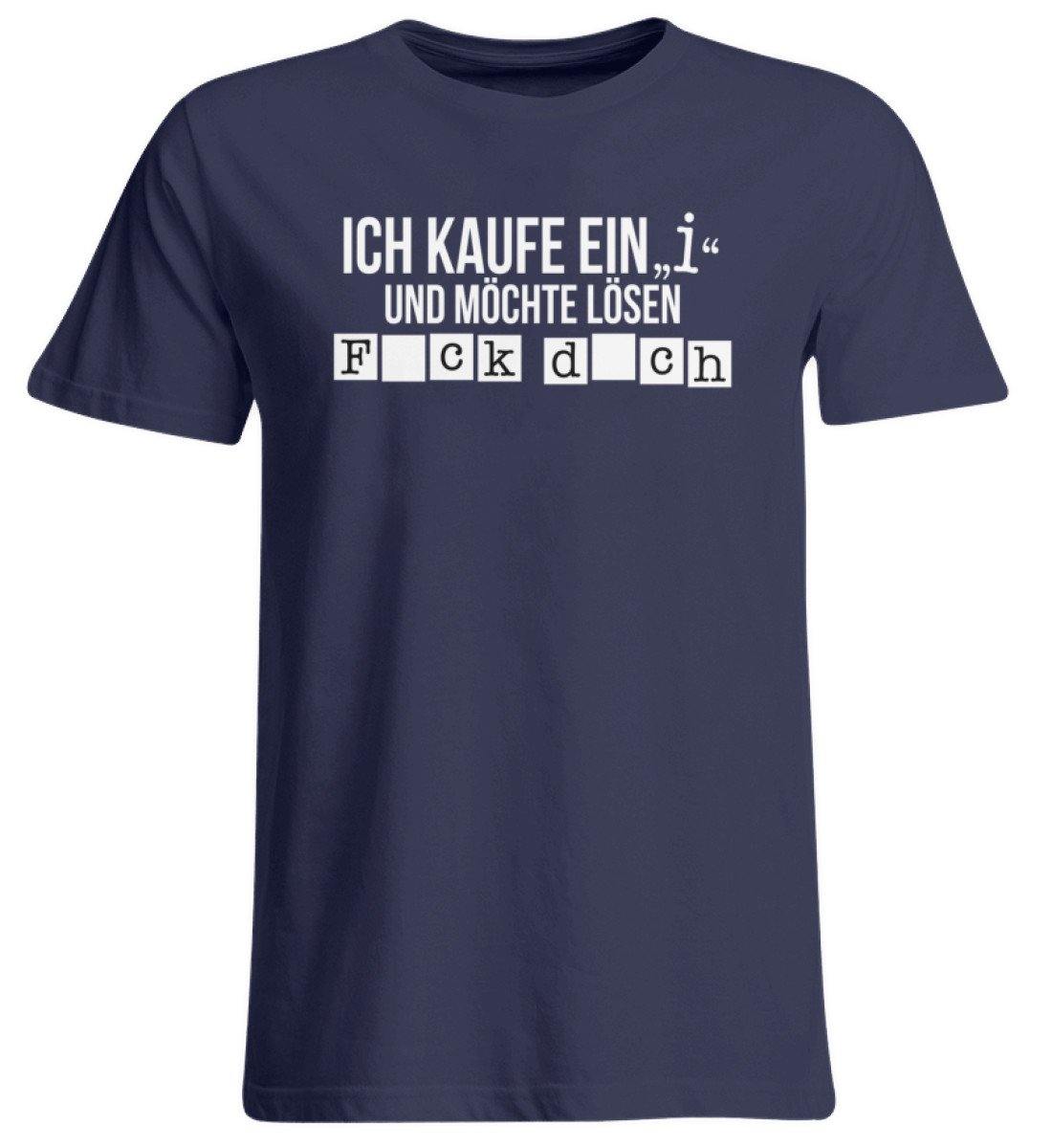 Ich kaufe ein i und möchte lösen. - Übergrößenshirt