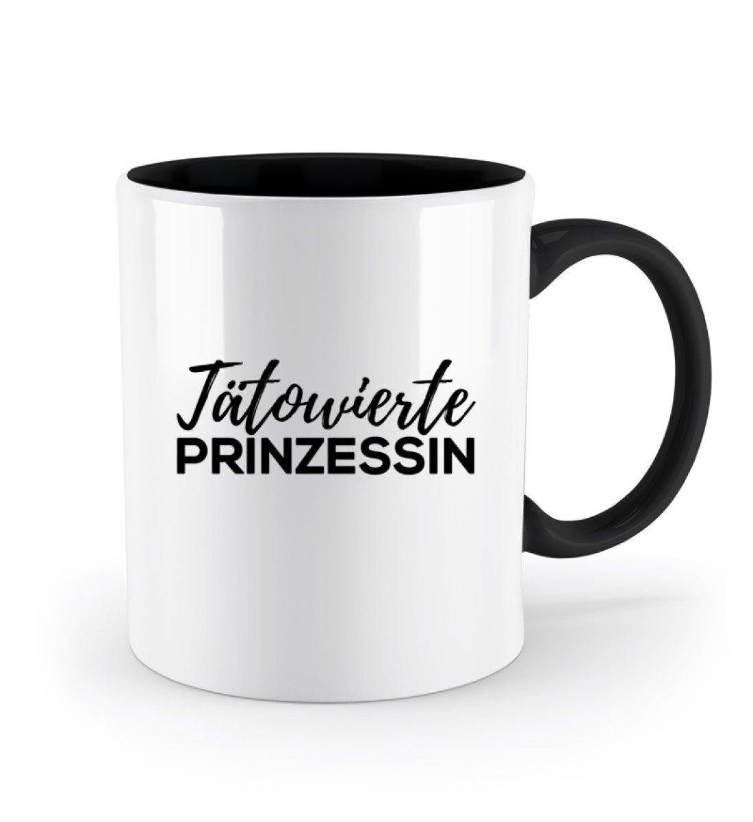 Tätowierte Prinzessin - Words on Shirts - Zweifarbige Tasse