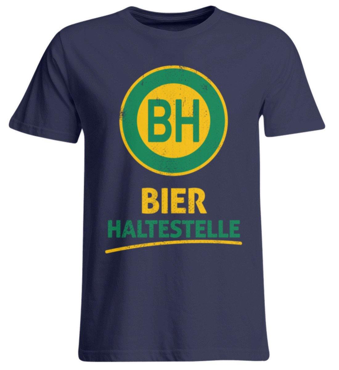 BH Bier Haltestelle - Words on Shirts - Übergrößenshirt