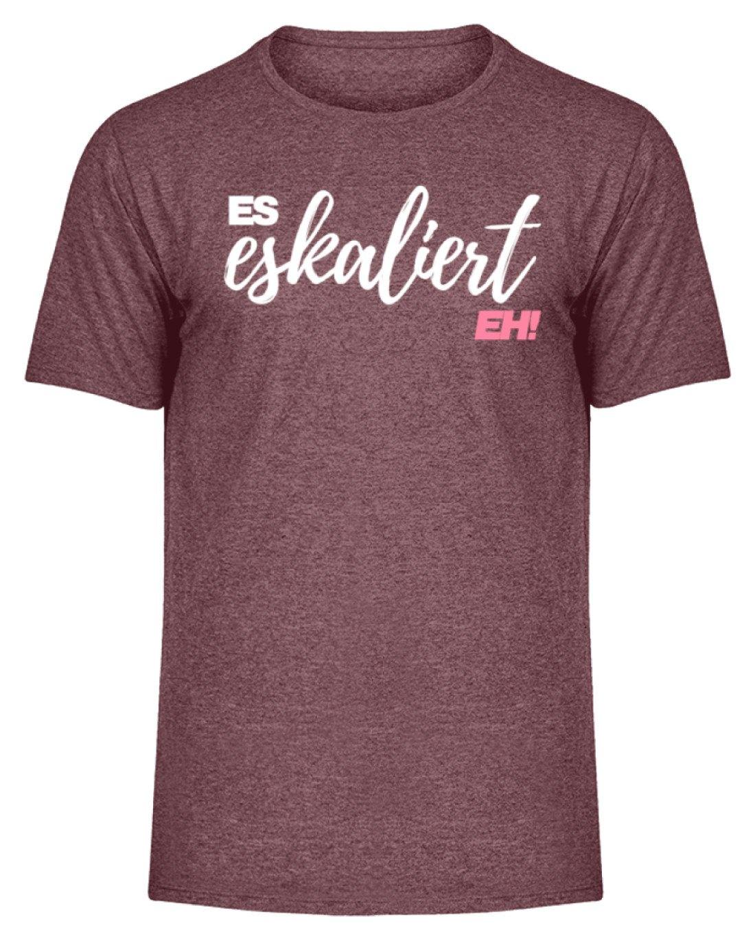 Es Eskaliert Eh - Words on Shirts (2) - Herren Melange Shirt
