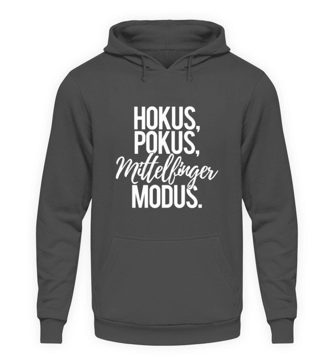 Hokus Pokus Mittelfinger Modus - Unisex Kapuzenpullover Hoodie