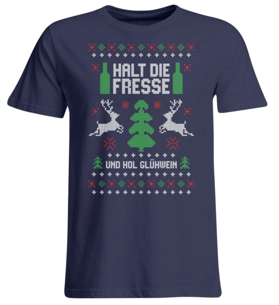 Halt die Fresse - und hol Glühwein - Übergrößenshirt