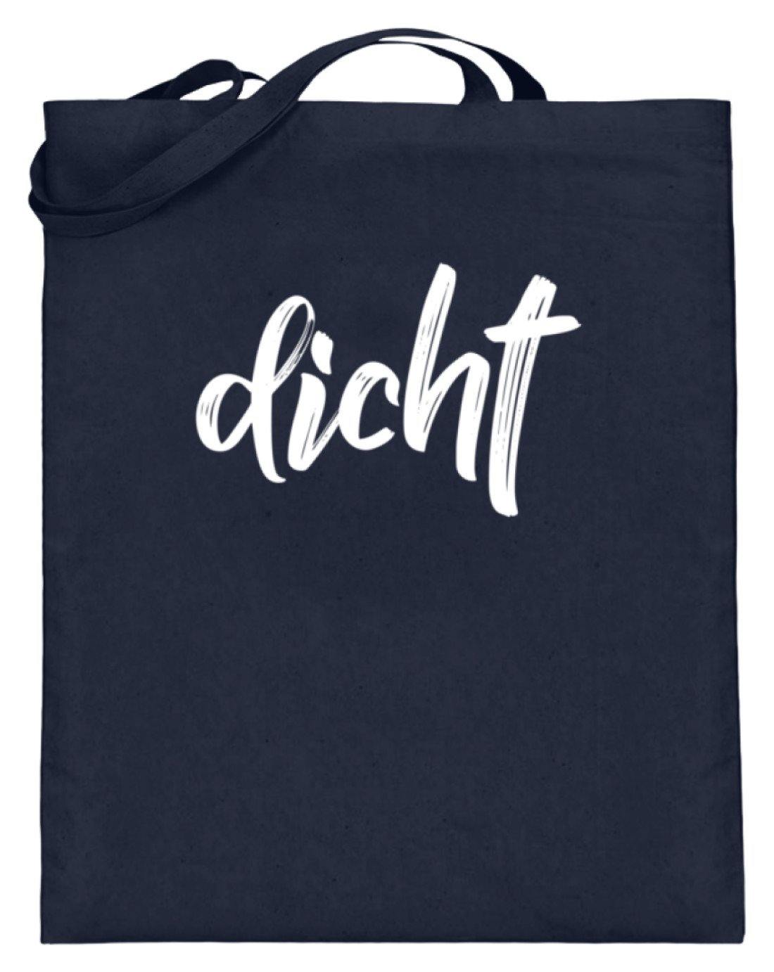 dicht Shirt - Jutebeutel (mit langen Henkeln)