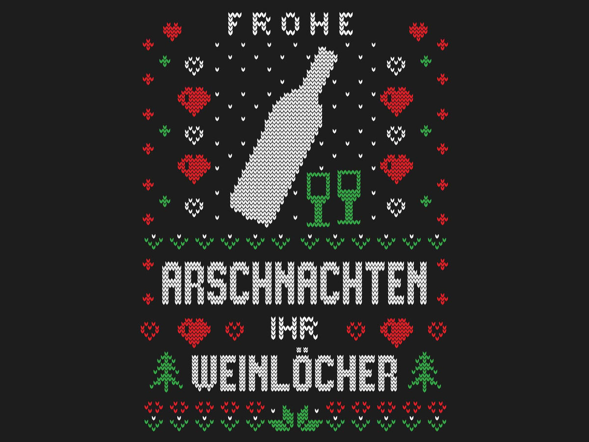 Frohe Arschnachten - Weinlöcher 2020 - Ugly Sweater
