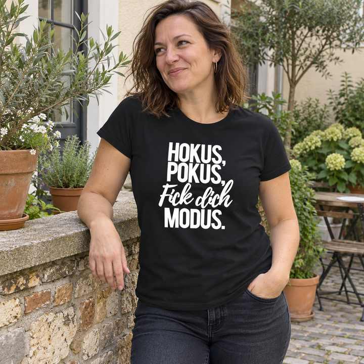 Hokus Pokus Fick dich Modus – Damen-T-Shirt