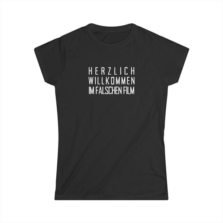 Herzlich willkommen im falschen Film – Damen-T-Shirt