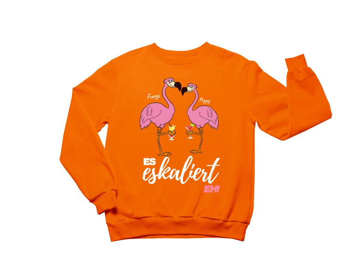 Es Eskaliert Eh - Party Name/Wunschname - Flamingo Shirt mit Deinem Namen - Party T-Shirt Individualisierbar/Personalisierbar