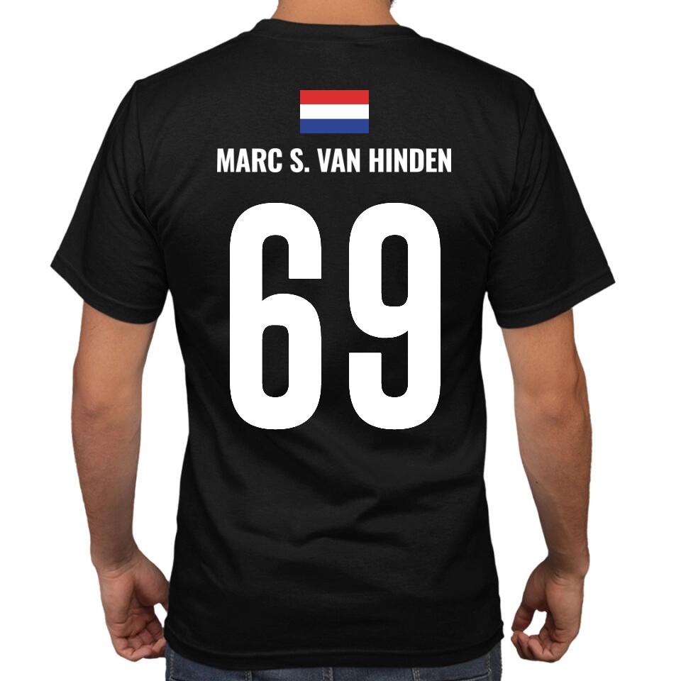 NIEDERLANDE SAUF TRIKOT SHIRT | MIT DEINER NUMMER | WITZIGE NAMEN | PARTY T-SHIRT INDIVIDUALISIERBAR/PERSONALISIERBAR - SH - Words on Shirts