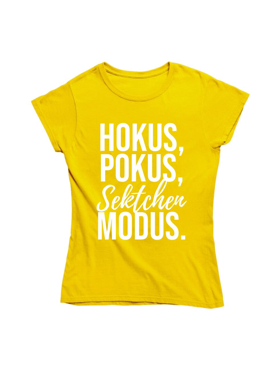 HOKUS POKUS SEKTCHEN MODUS | PARTY T-SHIRT INDIVIDUALISIERBAR/PERSONALISIERBAR - Words on Shirts