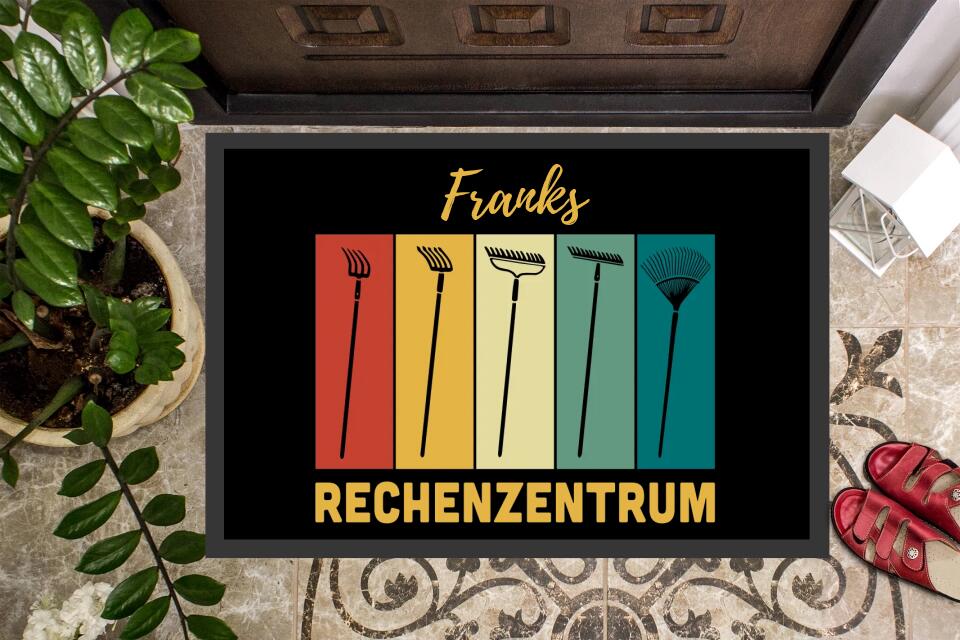 Rechenzentrum - T-Shirt, Hoodie, Pullover, Kids T-Shirt - personalisierbar mit deinem Namen - Garten T-Shirt - Retro