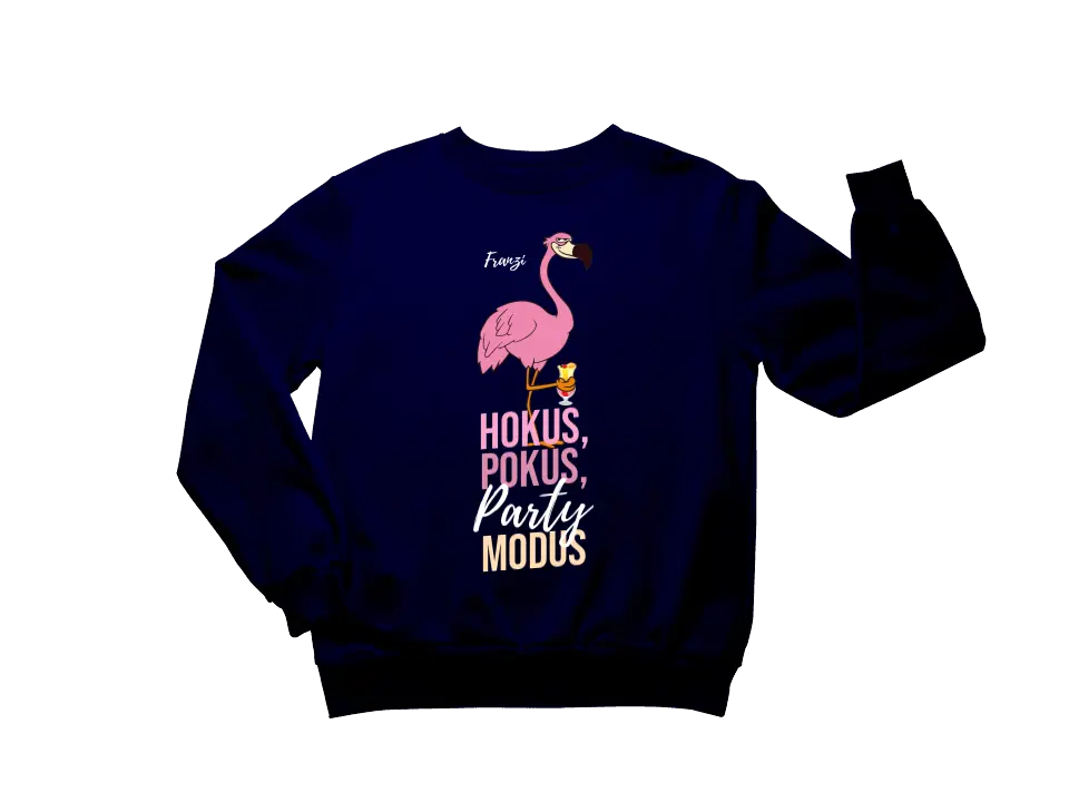 HOKUS POKUS PARTY MODUS SHIRT | PARTY NAME/WUNSCHNAME | FLAMINGO SHIRT MIT DEINEM NAMEN, DEINEM DRINK & DEINEM MODUS | PARTY T-SHIRT INDIVIDUALISIERBAR/PERSONALISIERBAR - SH