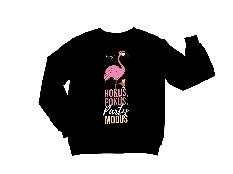 HOKUS POKUS PARTY MODUS SHIRT | PARTY NAME/WUNSCHNAME | FLAMINGO SHIRT MIT DEINEM NAMEN, DEINEM DRINK & DEINEM MODUS | PARTY T-SHIRT INDIVIDUALISIERBAR/PERSONALISIERBAR - SH