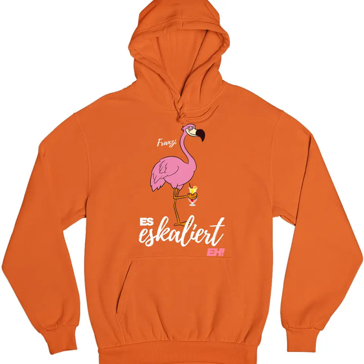 Es Eskaliert Eh - Party Name/Wunschname - Flamingo Shirt mit Deinem Namen - Party T-Shirt Individualisierbar/Personalisierbar