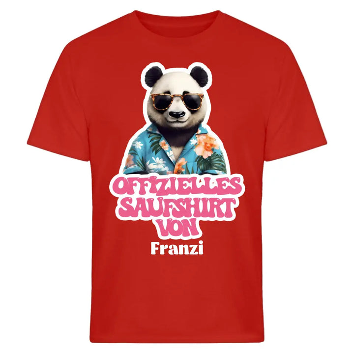 Offizielles Saufshirt von... - personalisiertes Malle Shirt mit Name - Llama, Katze, Bär, Panda, Flamingo - Retro Vintage Mallorca T-Shirt