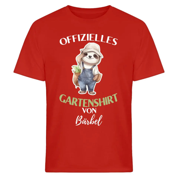 Offizielles Schlafshirt von ... - T-Shirt mit deinem Namen - personalisierbar - Damen, Herren & Kinder - mit Name - Faultier, Panda, Katze & Hund copy