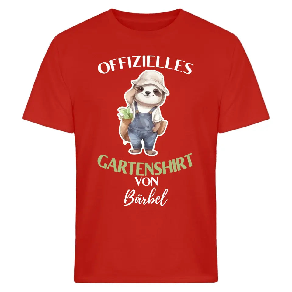 Offizielles Schlafshirt von ... - T-Shirt mit deinem Namen - personalisierbar - Damen, Herren & Kinder - mit Name - Faultier, Panda, Katze & Hund copy - Words on Shirts