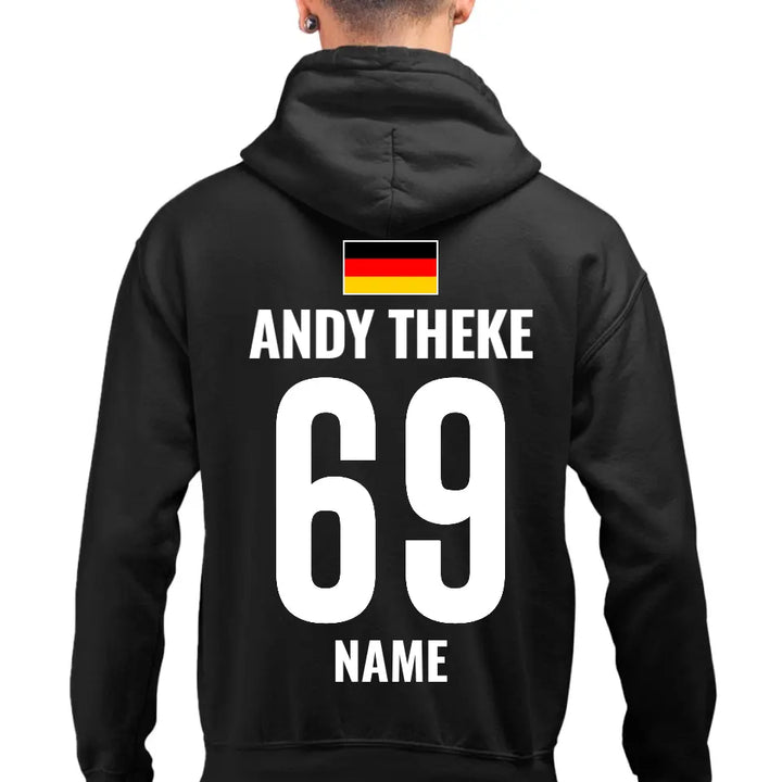 Sauf Trikots Deutschland - Jetzt erstellen mit deiner Rückennummer und witzigen Sauf Trikot Namen - personalisierbares Malle T-Shirt