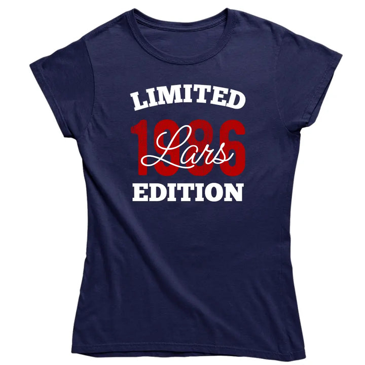Limited Edition - T-Shirt oder Hoodie - personalisierbar mit Name & Geburtsjahr - Geburtstagsgeschenk