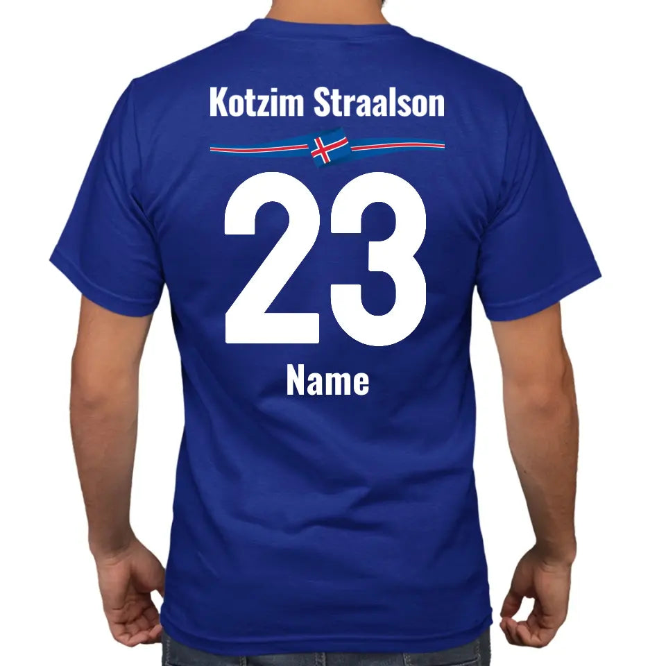 Island Sauf Trikot Malle Shirt mit deiner R ckennummer