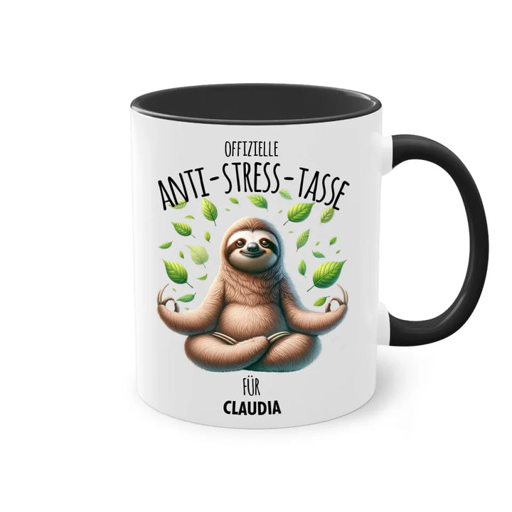 Exzessiver Kaffeekonsum - Tasse - personalisierbar mit Name, Spruch und lustiger Kinderzeichnung