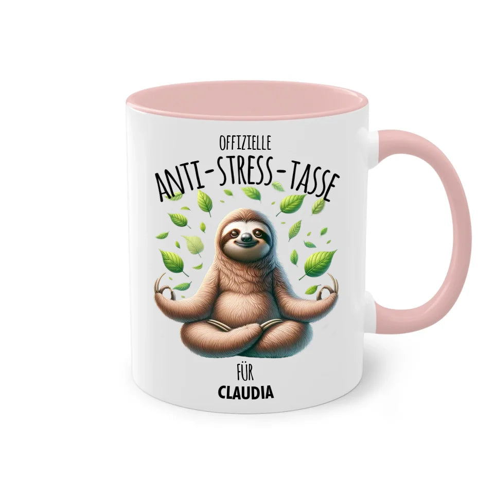 Exzessiver Kaffeekonsum - Tasse - personalisierbar mit Name, Spruch und lustiger Kinderzeichnung