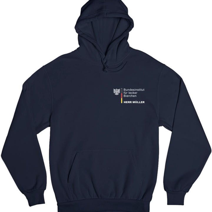 Bundesinstitut für lecker Bierchen - personalisierbar mit Name - T-Shirt, Hoodie, Tasse