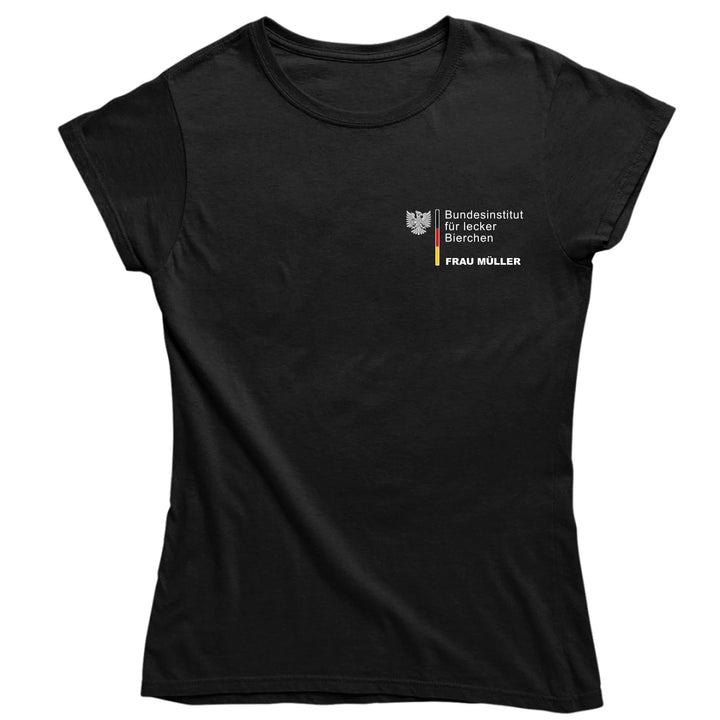Bundesinstitut für lecker Tierchen - personalisierbar mit Name - T-Shirt, Hoodie, Tasse - Grillen & Fleisch