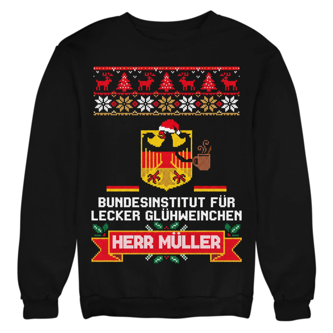 Bundesinstitut lecker Glühweinchen Sweatshirt