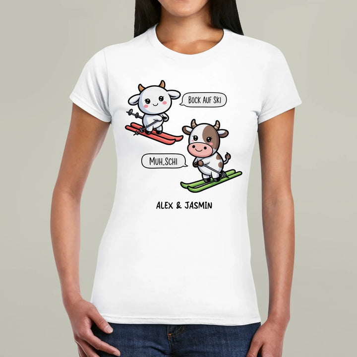 Muh Schi T-Shirt Damen & Herren & Unisex Sweatshirt - personalisierbar mit Name copy copy