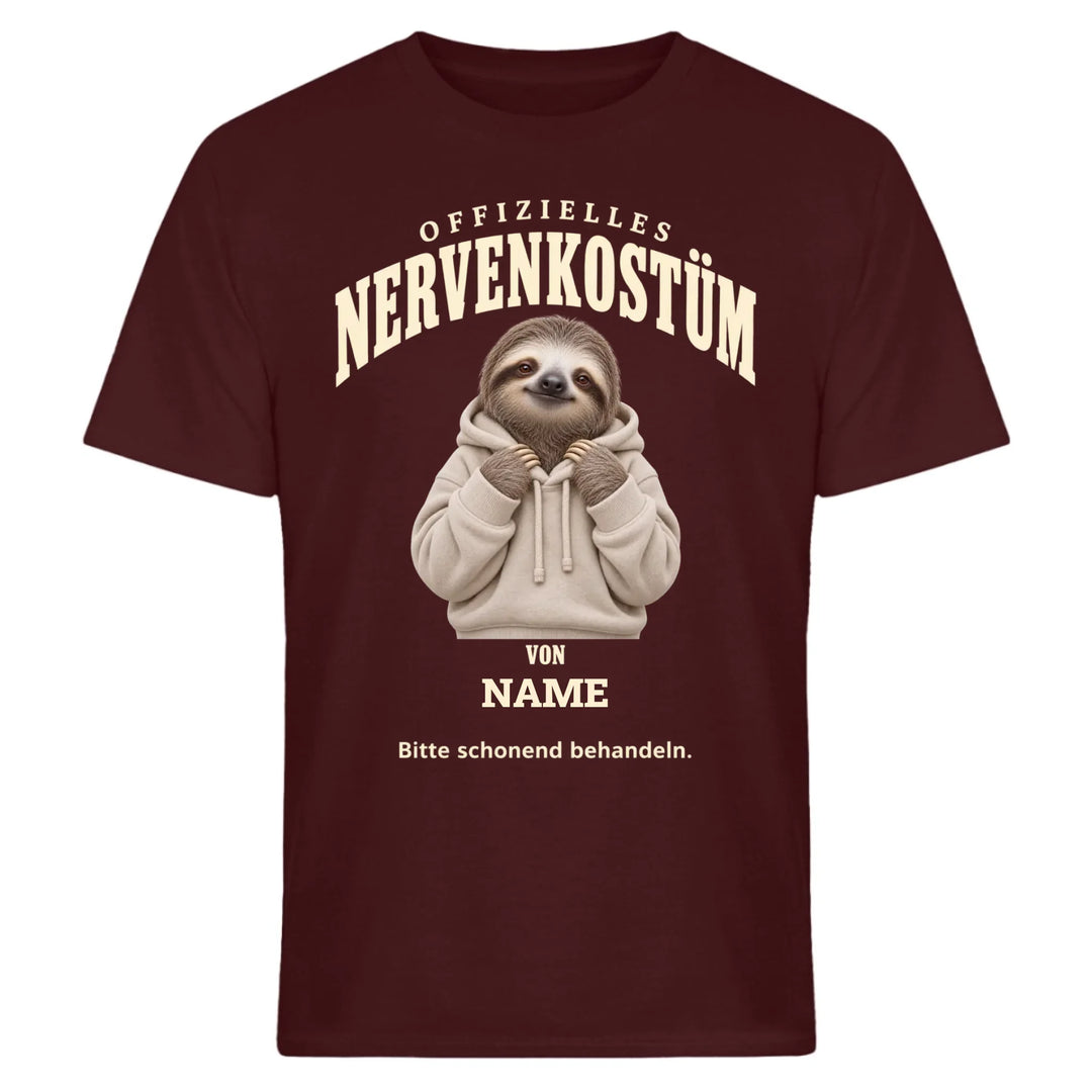 Offizielles Nervenkostüm - personalisiert mit Name