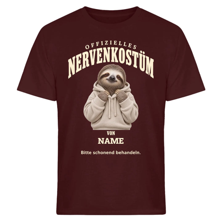 Offizielles Nervenkostüm - personalisiert mit Name