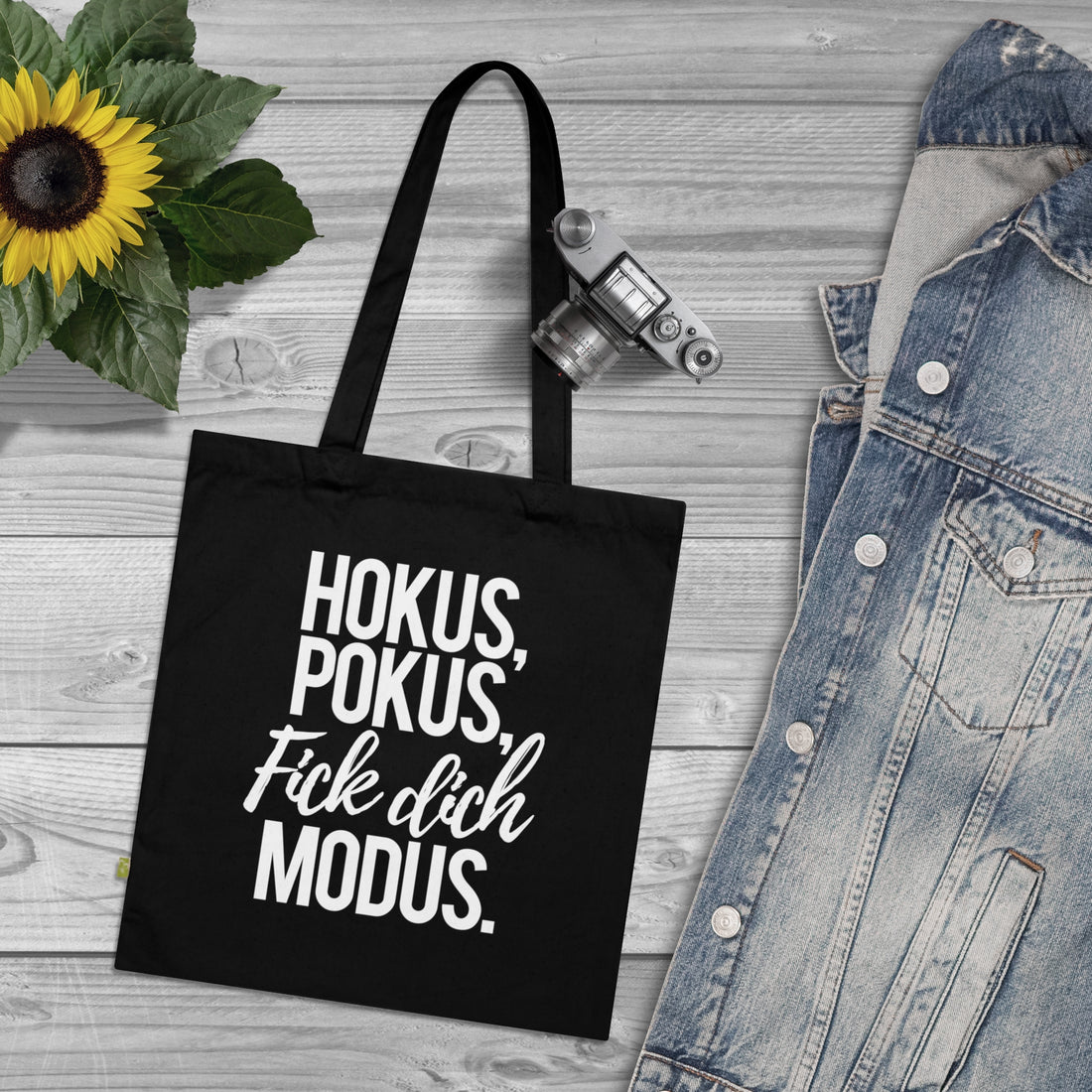Hokus Pokus Fick dich Modus – Stofftasche aus Bio-Baumwolle