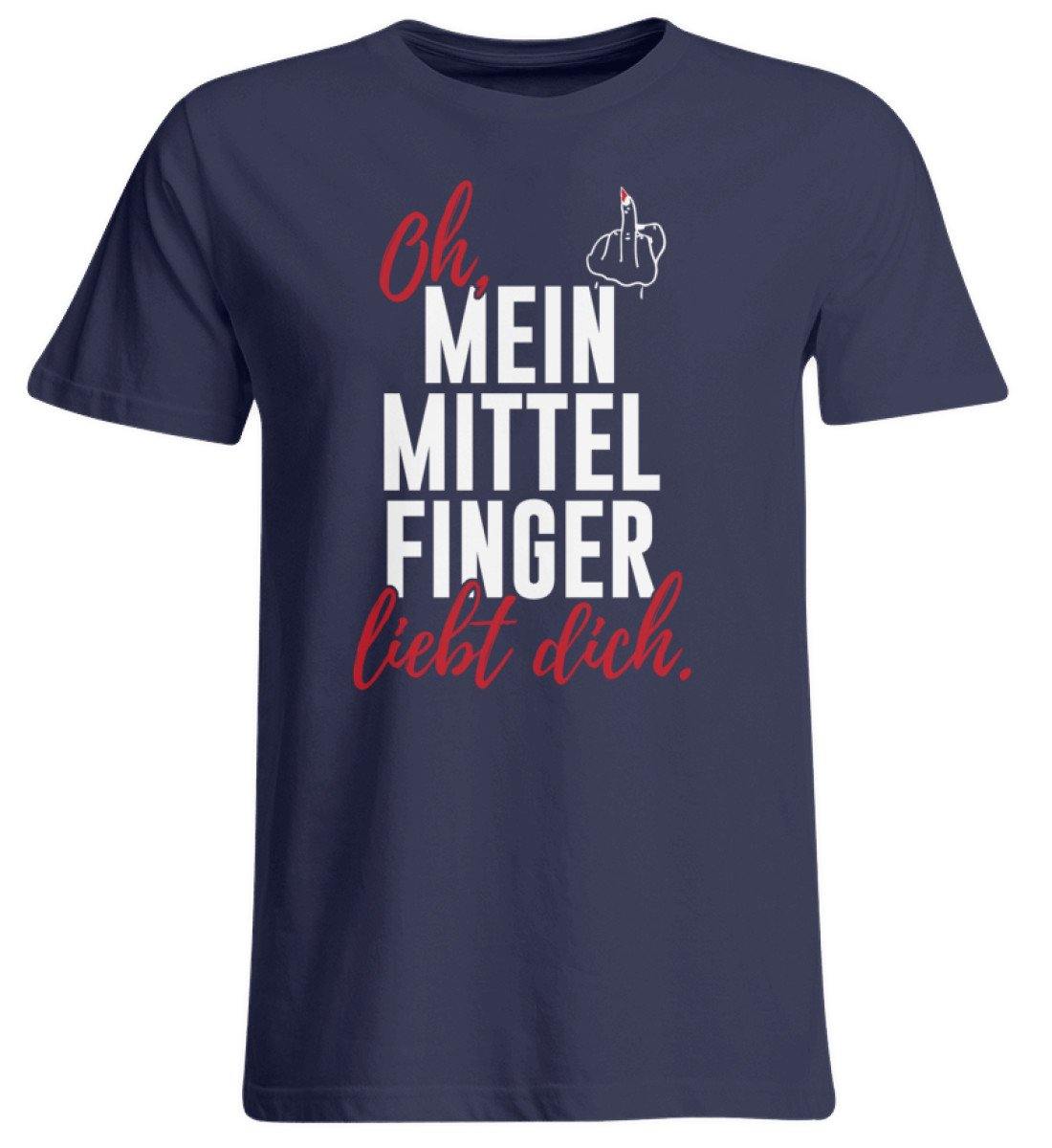 Oh, mein Mittelfinger liebt dich.  - Übergrößenshirt
