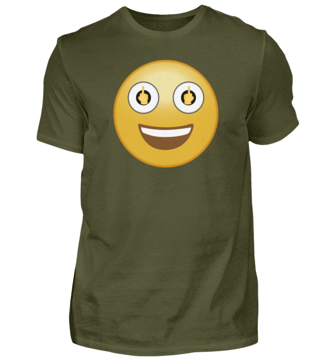 Smiley - Mittelfinger - 1  - Herren Shirt